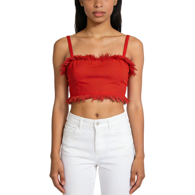 raw-edge-fringe-unique-stylish-cropped-top