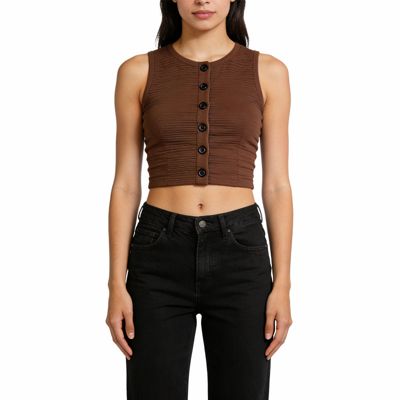 sleeveless-round-neck-ribbed-texture-cropped-top