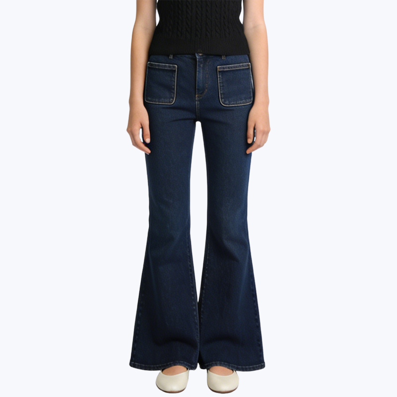 womens-high-waisted-flared-jeans