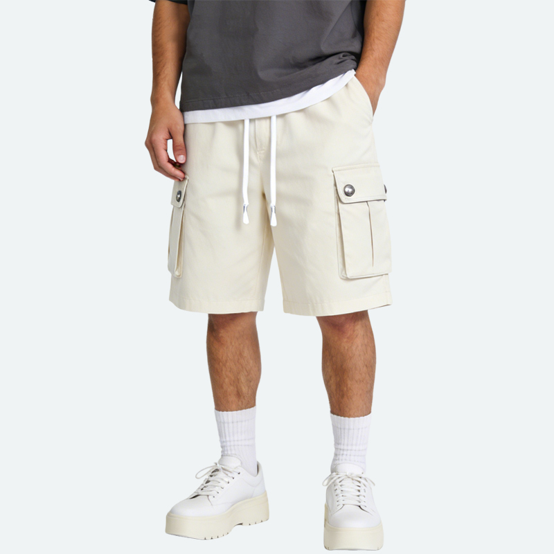 mens-summer-utility-cargo-pocket-shorts