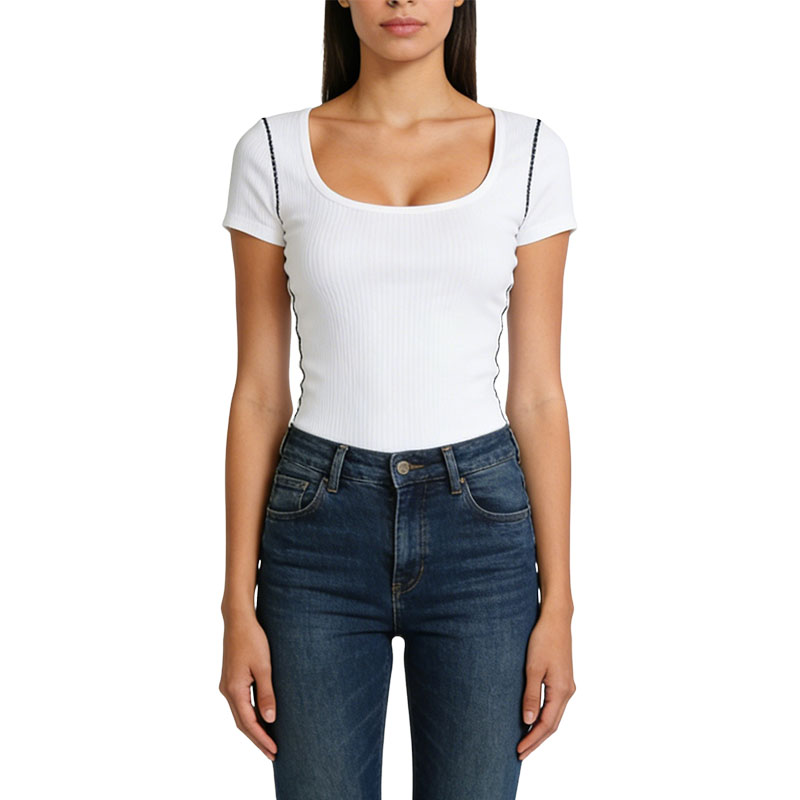 womens-sleek-square-neck-fitted-t-shirts