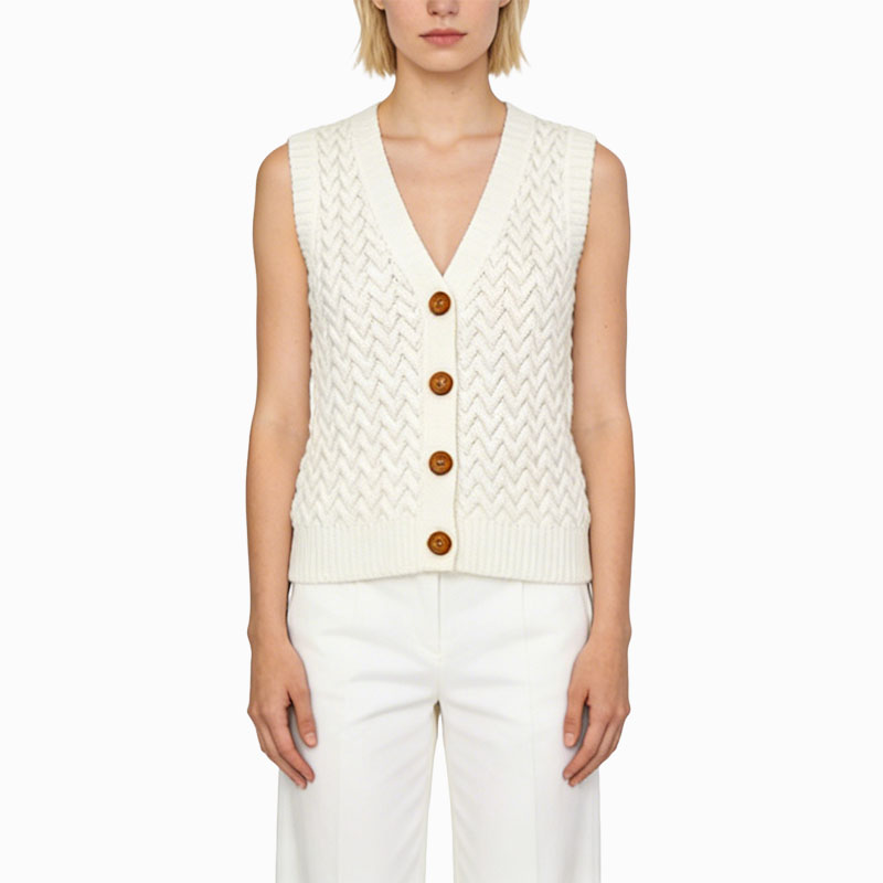 v-neck-cable-casual-simple-sleeveless-knitted-vest